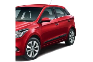 Hyundai i20 5D 2014+ Trim Μαρκε Παραθυρων Αυτοκολλητα Χρωμιου 4ΤΕΜ.