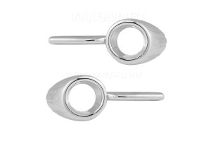 S-dizayn Δαχτύλιδια Χρωμίου για Προβολάκια Ομιχλης για Fiat Doblo 2010-2014