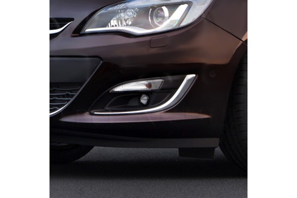 Opel Astra J 4/5D/SW 2012+ Δαχτυλιδια Χρωμιου Για Προβολακια Ομιχλης 2ΤΕΜ.