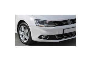 VW Jetta 4D 2011>2014 Δαχτυλιδια Χρωμιου Για Προβολακια Ομιχλης 2ΤΕΜ.