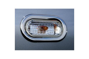 S-dizayn Δαχτυλίδι Φλας Χρώμιο για Ford C-Max 2003>2010 2τεμ