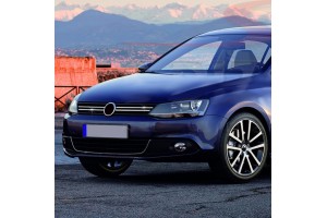 S-dizayn Διακοσμητικές Γρύλλιες Μάσκας Εμπρός Χρωμίου 4τμχ VW Jetta 4D 2011-2014