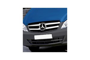 Mercedes Vito Facelift W639 10>14 Διακοσμητικες Γρυλλιες Μασκας Εμπρος Χρωμιου 2ΤΕΜ.