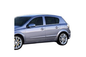 Opel Astra H 5D 2004+ Trim Μαρκε Παραθυρων Αυτοκολλητα Χρωμιου 4ΤΕΜ.