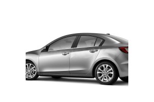 Mazda 3 4D 10>14 Trim Μαρκε Παραθυρων Αυτοκολλητα Χρωμιου 4ΤΕΜ.