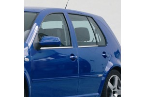 VW Golf 4 5D 98>04 Trim Μαρκε Παραθυρων Αυτοκολλητα Χρωμιου 4ΤΕΜ.