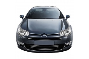 Citroen C5 4D 2008+ Διακοσμητικα Χρωμιου Εμπρος Προφυλακτηρα Μεταλλικα 5ΤΕΜ.