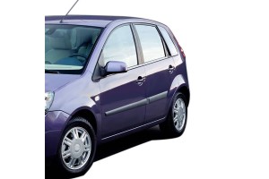 Ford Fiesta 5D 02>09 Trim Μαρκε Παραθυρων Αυτοκολλητα Χρωμιου 4ΤΕΜ.