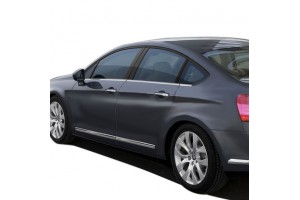 Citroen C5 4D 08+ Trim Μαρκε Παραθυρων Αυτοκολλητα Χρωμιου Μεταλλικα 6ΤΕΜ.