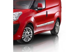 Fiat Doblo 2010+ Διακοσμητικη Φασα Πορτας Χρωμιο Μεταλλικη 4ΤΕΜ.