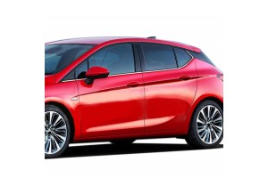 Opel Astra K 5D 2015+ Trim Μαρκε Παραθυρων Αυτοκολλητα Χρωμιου 6ΤΕΜ.
