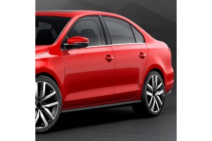 VW Jetta 4D 2011+ Trim Μαρκε Παραθυρων Αυτοκολλητα Χρωμιου 6ΤΕΜ.
