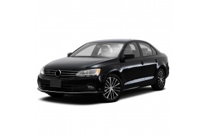 S-dizayn Διακοσμητικά Προφυλακτήρα Μπροστά για Vw Jetta Facelift 4D 2014 Χρώμιο 3τμχ