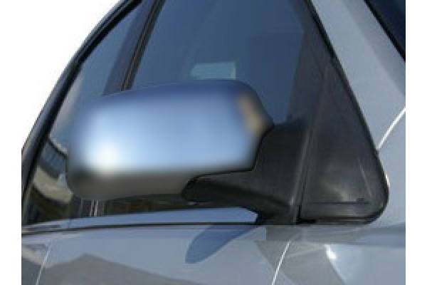 Ford Fiesta 3D/5D 2005-2008 /FOCUS/C-MAX/FUSION Καπακια Καθρεφτων Χρωμιου Σατινε 2TEM. Πλαστικα Χωρις Φλας