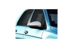Omtec VW Golf 7 HB 5D / 3D / SW 2012+ Καπάκια Καθρεπτών Χρωμίου Μεταλλικά 2τμχ