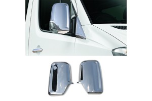 Omtec Καπάκια Καθρεπτών για Mercedes Sprinter Van 2006 - Vw Crafter Van 2006-2017 2τμχ