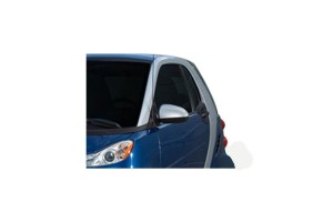Mercedes Smart Citycar W451 2007-2014 Καπακια Καθρεφτων Χρωμιου 2 ΤΕΜ. Μεταλλικα