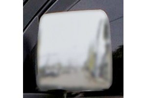 Opel Combo C Mvn 2001-2011 Καπακια Καθρεφτων Χρωμιου Σατινε 2 ΤΕΜ. Πλαστικα