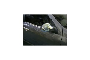 Renault Twingo II HB 2001-2014  /  Symbol  / Thalia 2009-2013  Καπακια Καθρεφτων Χρωμιου 2 ΤΕΜ. Πλαστικα