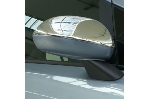 Opel Corsa D HB 5D / 3D 2006-2015 / Opel Corsa E HB 5D 2015+ Καπακια Καθρεφτων Χρωμιου 2 ΤΕΜ. Μεταλλικα