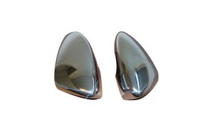 VW Passat B7 SD 2010-2015 / Jetta / Eos / Beetle / Scirocco / Caddy Καπακια Καθρεφτων Χρωμιου 2 ΤΕΜ. Μεταλλικα