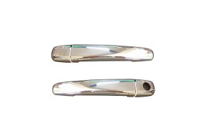 Nissan Navara D40 06+ Χερουλια Πορτας Χρωμιο Μεταλλικα 2ΠΟΡΤΕΣ 2ΤΕΜ (ΔΙΠΛΗ ΤΡΥΠΑ)