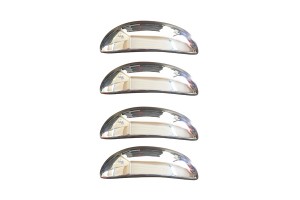 S-DIZAYN Peugeot 206 HB 5D /SEDAN /SW 98-12 Χερουλια Πορτας Χρωμιο Μεταλλικα 4ΠΟΡΤΕΣ 4ΤΕΜ 6903120/SD