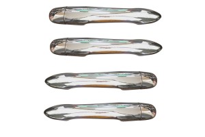 S-dizayn Χερούλια Πόρτας Χρώμιο Μεταλλικά 4-Door 4τμχ Renault Scenic 2003-2009