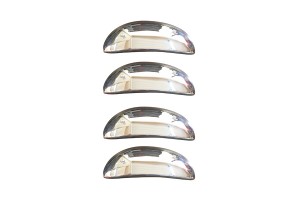 S-DIZAYN Toyota Aygo HB 5D 2005+ Χερουλια Πορτας Χρωμιο Μεταλλικα 4ΠΟΡΤΕΣ 4ΤΕΜ 7503120/SD