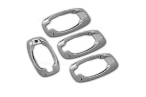 S-dizayn Πλαίσιο για Χερούλια Πόρτας Citroen Nemo Χρώμιο Μεταλλικά 4τμχ