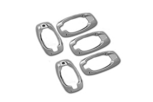 S-dizayn Πλαίσιο για Χερούλια Πόρτας Citroen Nemo Χρώμιο Μεταλλικά 5τμχ