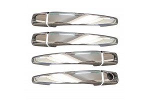 S-dizayn Χερούλια Πόρτας Χρώμιο Μεταλλικά 4-Door 4τμχ Citroen C4 Picasso MPV 2006-2010