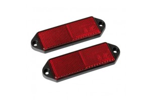 Lampa Αντανακλαστικά Κόκκινα Euro-Norm 90x35mm 2τμχ