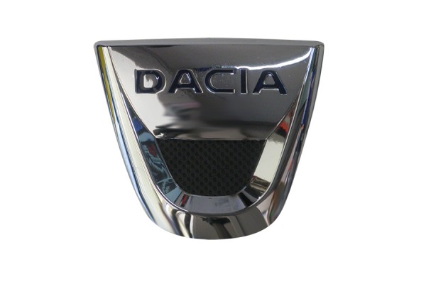 Σήμα Καπώ Κουμπωτό Χρωμίου Dacia Διαστάσεις 11,9x13,7cm