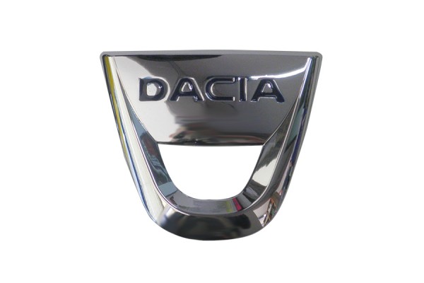 Americat Σήμα Πορτ-Μπαγκάζ Κουμπωτό για Dacia 11.5x10cm Χρώμιο