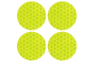 Simoni Racing Αυτοκόλλητα Προστατευτικά Αυτοκινήτου Reflective 3cm σε Κίτρινο Χρώμα 4τμχ