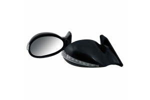 Lampa Εξωτερικός Καθρέπτης Race 3 Μαύρος με Φλας