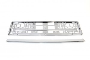 Πλαστικο Πλαισιο Πισω Πινακιδας Κυκλοφοριας (ΧΡΩΜΙΟ) - 52 Χ 12,5 cm