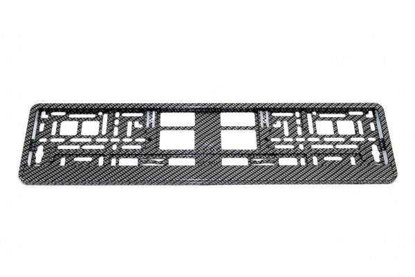 Πλαστικο Πλαισιο Πισω Πινακιδας Κυκλοφοριας (CARBON) - 52 Χ 12,5 cm