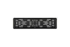 Lampa Πλαίσιο Ιταλικών Πινακίδων Αυτοκινήτου Πλαστικό 52 x 13.7cm Μαύρο