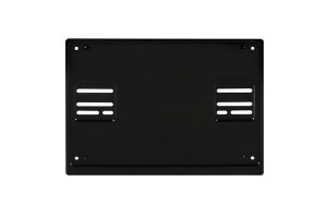 Lampa Acciaio Πλαίσιο Πινακίδας Αυτοκινήτου Πίσω Μεταλλικό 31 x 24cm Μαύρο