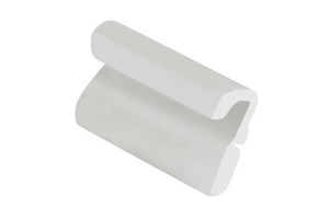 Lampa Γαντζάκια για Πλαίσιο Πινακίδας 20τμχ Λευκά