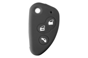 Alfa Romeo TYPE-1 Καλυμμα Κλειδιων Σιλικονης Μαυρο Χρωμα 1ΤΕΜ.