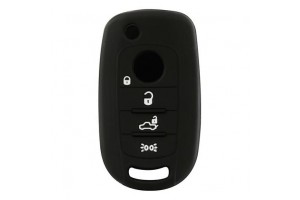 Fiat TYPE-4 Καλυμμα Κλειδιων Σιλικονης Μαυρο Χρωμα 1ΤΕΜ.