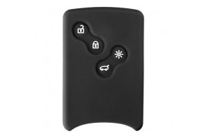 Renault TYPE-1 Καλυμμα Κλειδιων Σιλικονης Μαυρο Χρωμα 1ΤΕΜ.