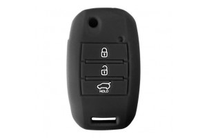 HYUNDAI/KIA TYPE-1 Καλυμμα Κλειδιων Σιλικονης Μαυρο Χρωμα 1ΤΕΜ.