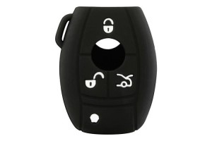 Mercedes TYPE-1 Καλυμμα Κλειδιων Σιλικονης Μαυρο Χρωμα 1ΤΕΜ.