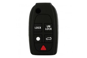 Θήκη Κλειδιού Type-1 από Σιλικόνη με 4 κουμπιά για Volvo