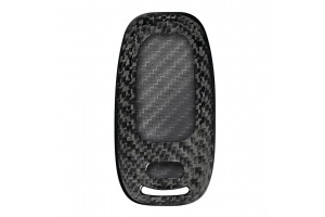 Θήκη Κλειδιού από Carbon με 3 κουμπιά για Audi