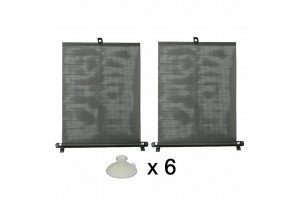 AMiO Roller Ηλιοπροστασία Ρολό 2x45cm 2τμχ